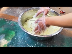 Kuru toz granülasyon makinesi çift makineli pres granulatörü