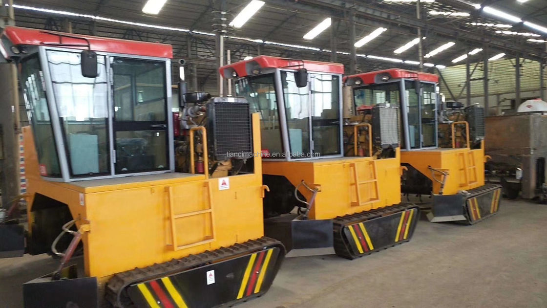 TC Serisi Crawler Tipi Organik Atık Fermentasyon Ekipmanı Gübre Dönüştürme Makinesi