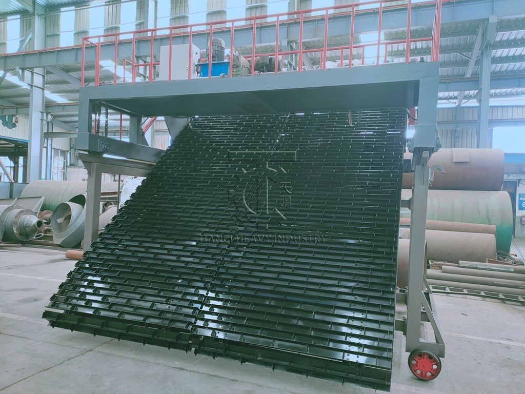 90m/H Zincir Tabak Tipi Gübre Turner Organik Gübre Atık Fermantasyon Makinesi