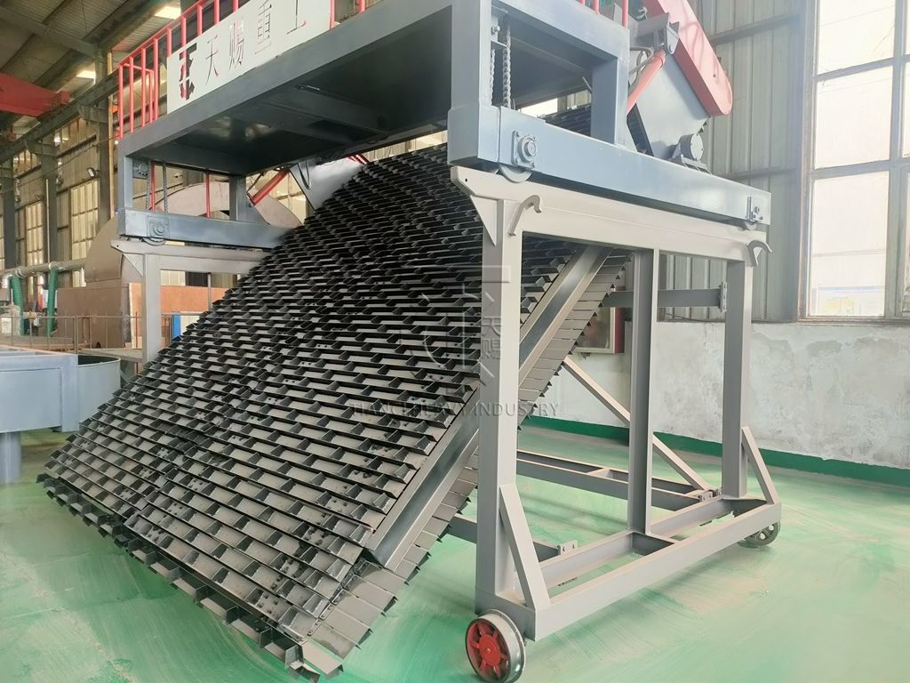90m/H Zincir Tabak Tipi Gübre Turner Organik Gübre Atık Fermantasyon Makinesi