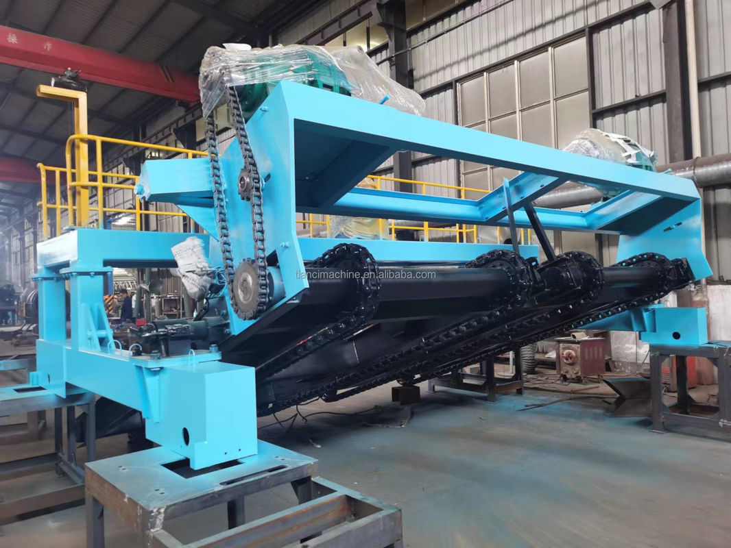 90m/H Zincir Tabak Tipi Gübre Turner Organik Gübre Atık Fermantasyon Makinesi