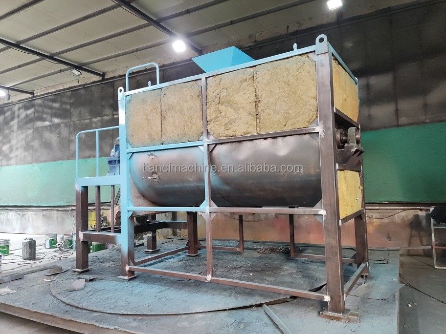 Organik Atık Yüksek Sıcaklıklı Aerobik Fermantasyon Tankı Organik Kompost Makinesi 4-6 Saat