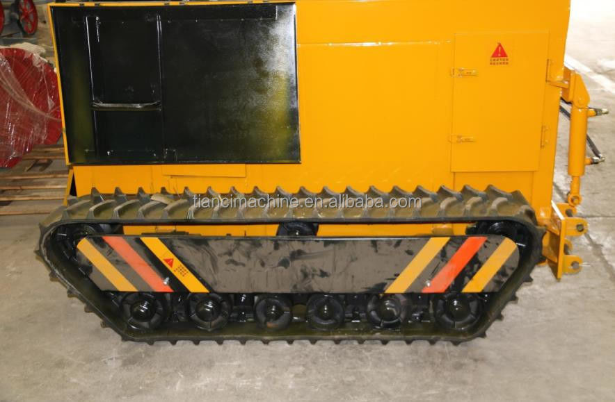Hayvan gübresi gübre makinesi Crawler türü gübre dönüştürme makinesi