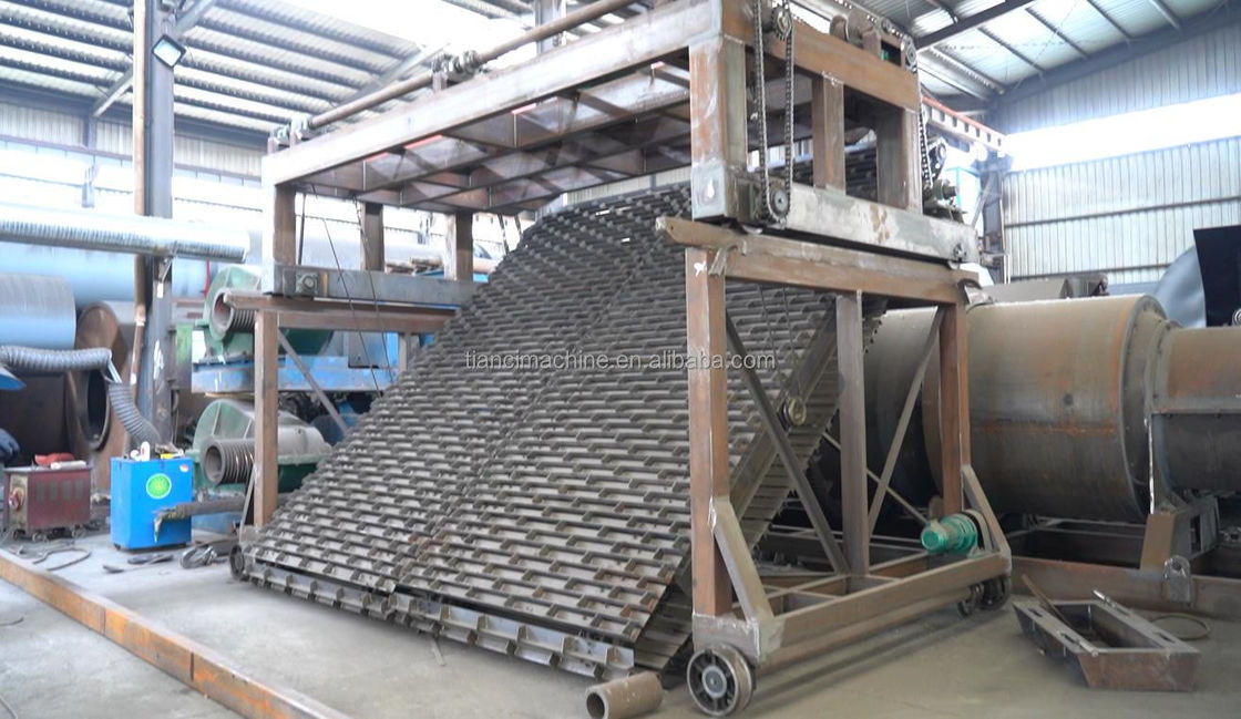 90m/H Zincir Tabak Tipi Gübre Turner Organik Gübre Atık Fermantasyon Makinesi