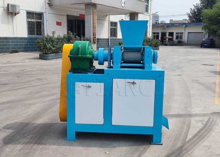 Kuru toz gübre granulatörü çift rulolu baskı granülasyon ekipman NPK gübre yapma makinesi
