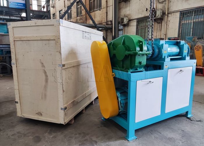 Kuru toz gübre granulatörü çift rulolu baskı granülasyon ekipman NPK gübre yapma makinesi