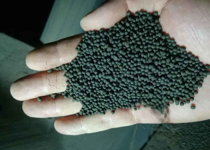 Organik gübre granülleri yapmak için makine tavuk gübre basit işleyişli organik gübre granulatörü