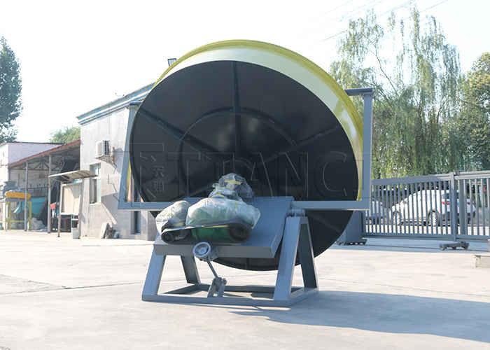 Yüksek Kaliteli Bentonit Kedi Kumu Granülatör Makinesi Disk Granülatör Kedi Kumu Üretim Hattı İçin