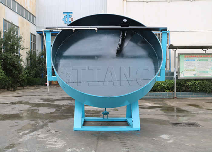 1-6T/h NPK Gübre Pellet Makinesi Disk Gübre Granulatörü 95% Granülasyon Hızı