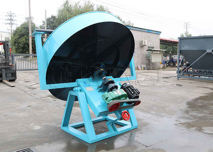 Organik gübre üretim hattı Hayvan Atık Pan Disk Pelletizer Granulasiyon Makinesi