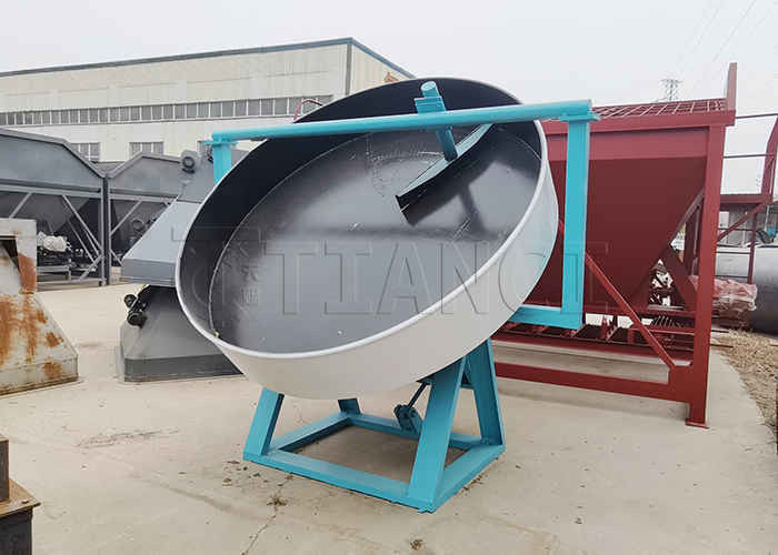 Disk Tipi NPK Kompoze Granül Gübre Pelet Yapma Yuvarlaklaştırma Makinesi Tava Granülasyon Ekipmanı