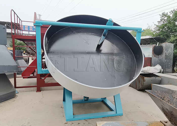 Disk Tipi Azot Fosfor Potasyum Bileşik Gübre Pellet Makinesi 1-6T/H