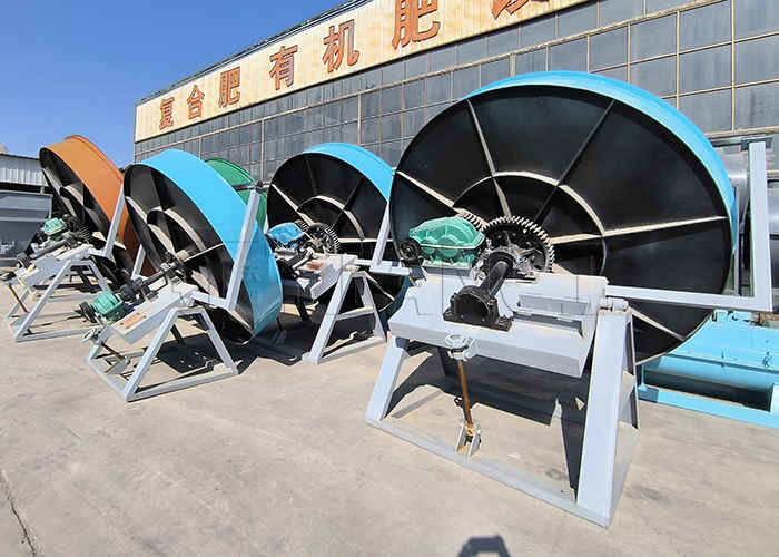 Toz Mineral Granulation Equipment Toprak Kil Alçak Bentonit Döner Disk Granulator Top şeklinde Granules Yapma Makinesi