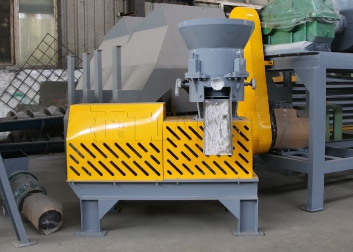 Yüksek performanslı düz ölçekli ekstrüzyon peletize makinesi, en iyi gübre üretimi için