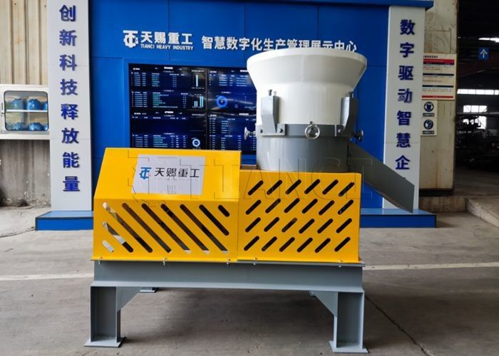 Bio kompost organik gübre pellet yapma makinesi düz ölçekli granulatör 2.2kw