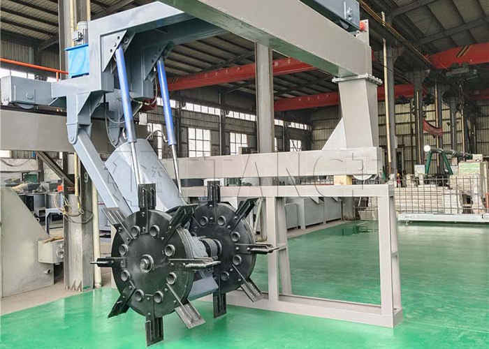 150-400m3/H Kapasite Organik Atık Kompost Turner Makine Tekerleği Tipi