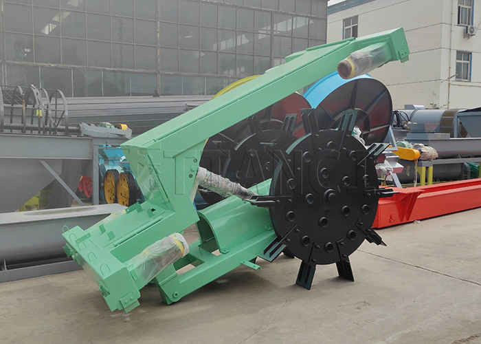150-400m3/H Çıkış Büyük Flipping Span Gübre Dönüştürme Makinesi Tekerlek Tipi