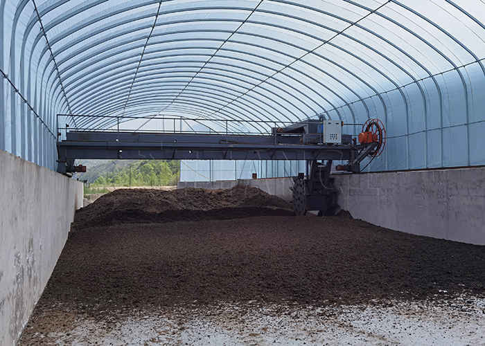 150-400m3/H Çıkış Büyük Flipping Span Gübre Dönüştürme Makinesi Tekerlek Tipi