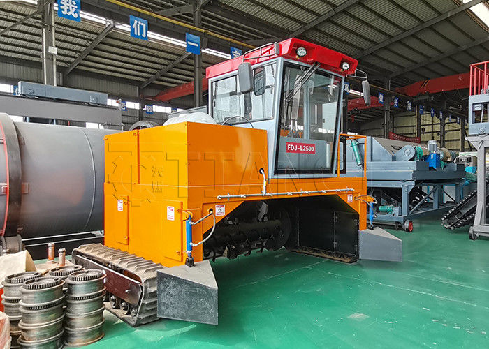 TC Serisi Crawler Tipi Organik Atık Fermentasyon Ekipmanı Gübre Dönüştürme Makinesi