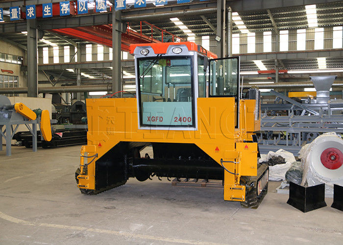 TC Serisi Crawler Tipi Organik Atık Fermentasyon Ekipmanı Gübre Dönüştürme Makinesi