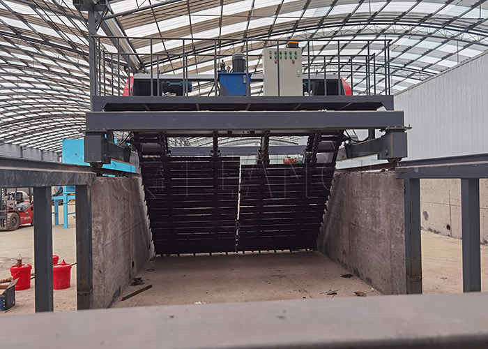Elektrikli Zincir Tabak Tipi Gübre Turner Hayvan gübre fermantasyonu Gübre Makinesi