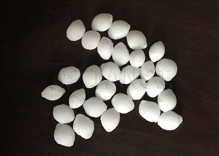 Granül Boyutu 2-10mm Çift Silindir Ekstrüzyon Granülatörlü Kompoze Gübre Üretim Hattı