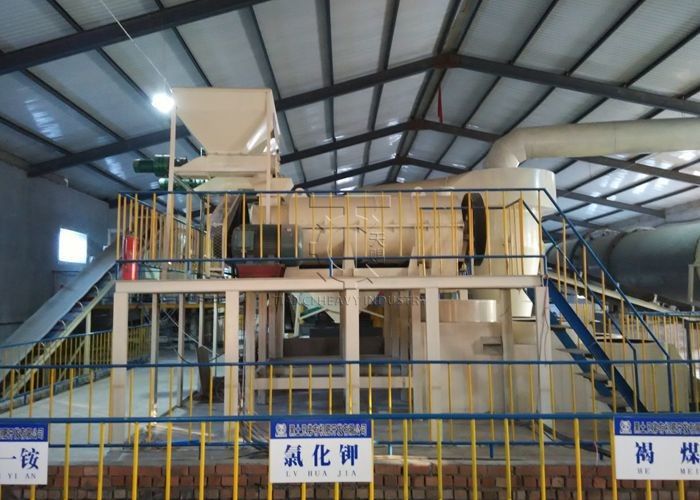 Toprak ve gübre granülasyon ekipmanları üretim hattı Humik asit gübre granülasyon makinesi üretim hattı