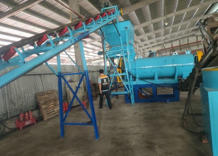 1-20 T/H gübre granülasyon tesisi organik gübre üretim hattı