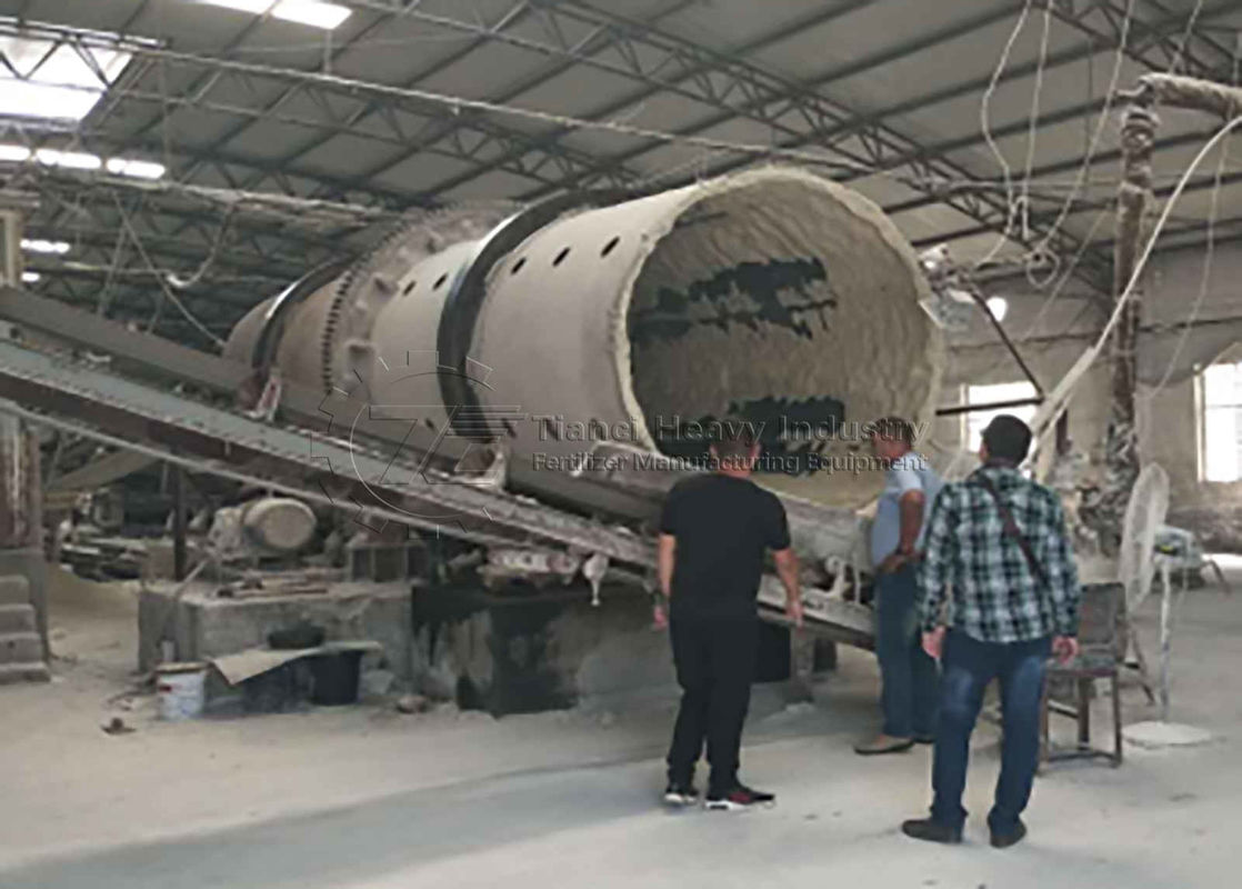 Spray Su Ekleyici Tip Davul Granulator Organik bileşik gübre davul granulatörü granülasyon hattı için davul granulatörü