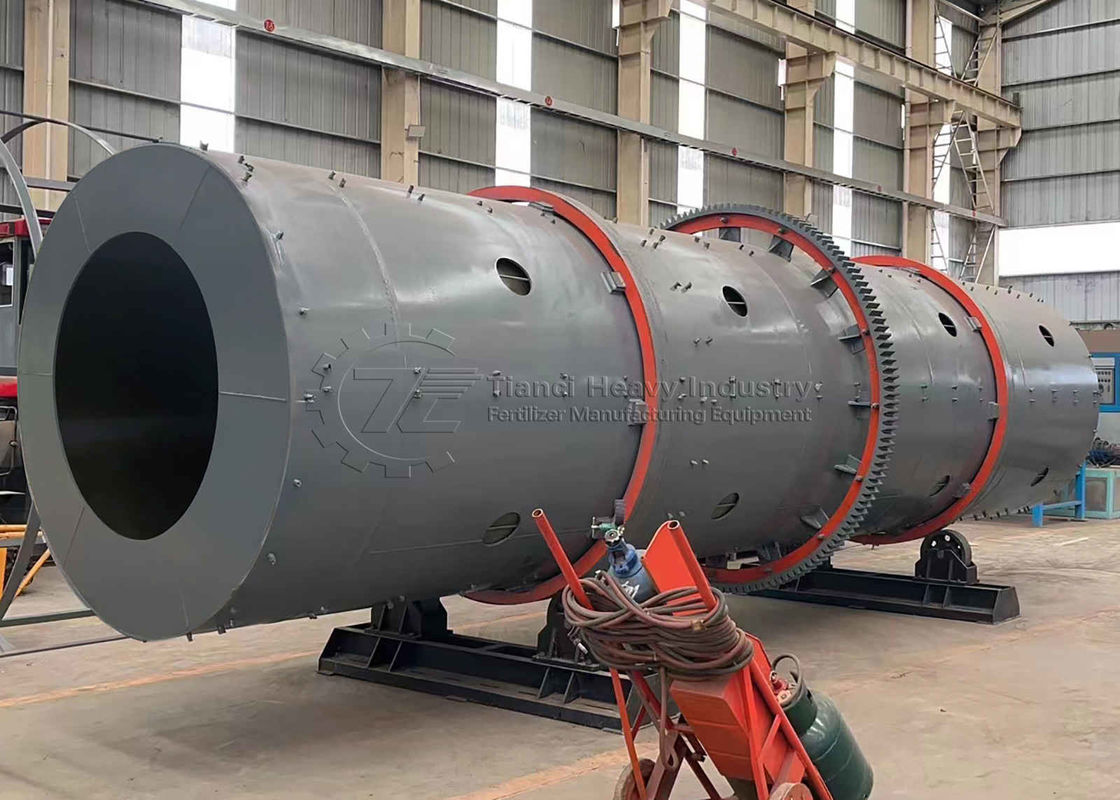 Drum Granulator Üretim hattı Organik bileşik top tipi gübre yapma makinesi