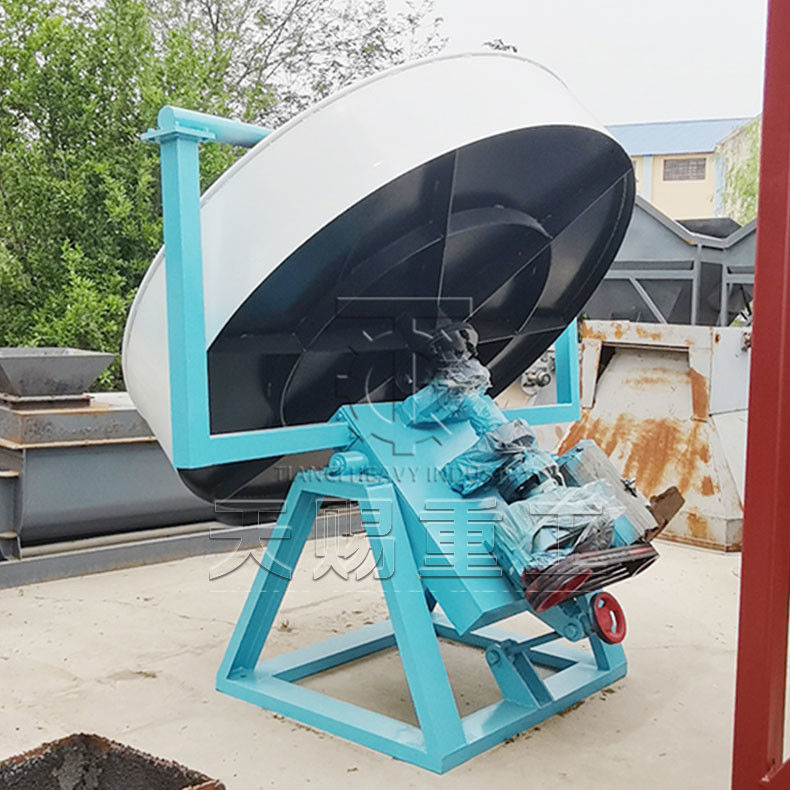 Disk granulatörü üretim hattındaki organik gübre granülasyon ekipmanları için disk granulatörü