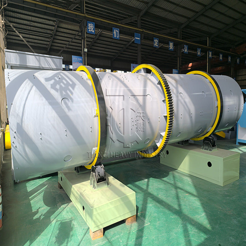 DAP gübre için büyük kapasiteli tambur granülasyon makinesi veya granülatörü Üretici tesisi