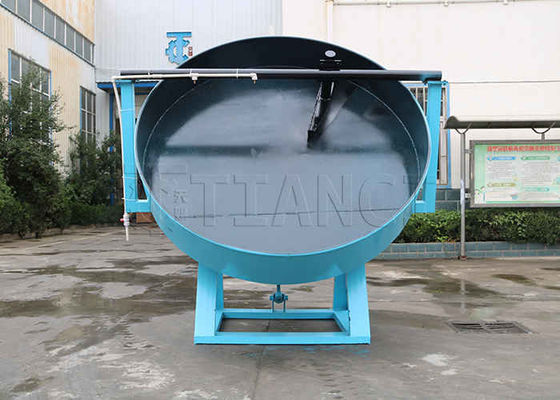Karıştırılmış gübre granülatörü mineral toz disk granülatörü ekipmanları