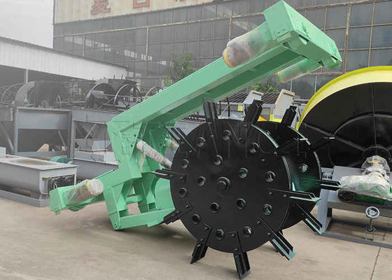 Organik Atık Kompostlama Makinesi Tekerlek Yüksek Dönüşme Derinliğiyle Kompost Dönüştürücü