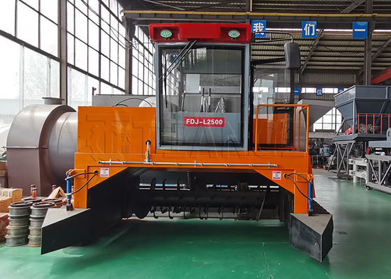 Üretim tesisi Crawler Tipi Organik gübre fermantasyon ekipmanları Kompost çeviricisi