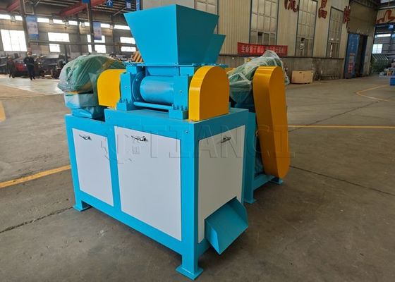 Organik gübre makinesi üretim hattı Çift rulo granulatör Biyo gübre yapma makinesi